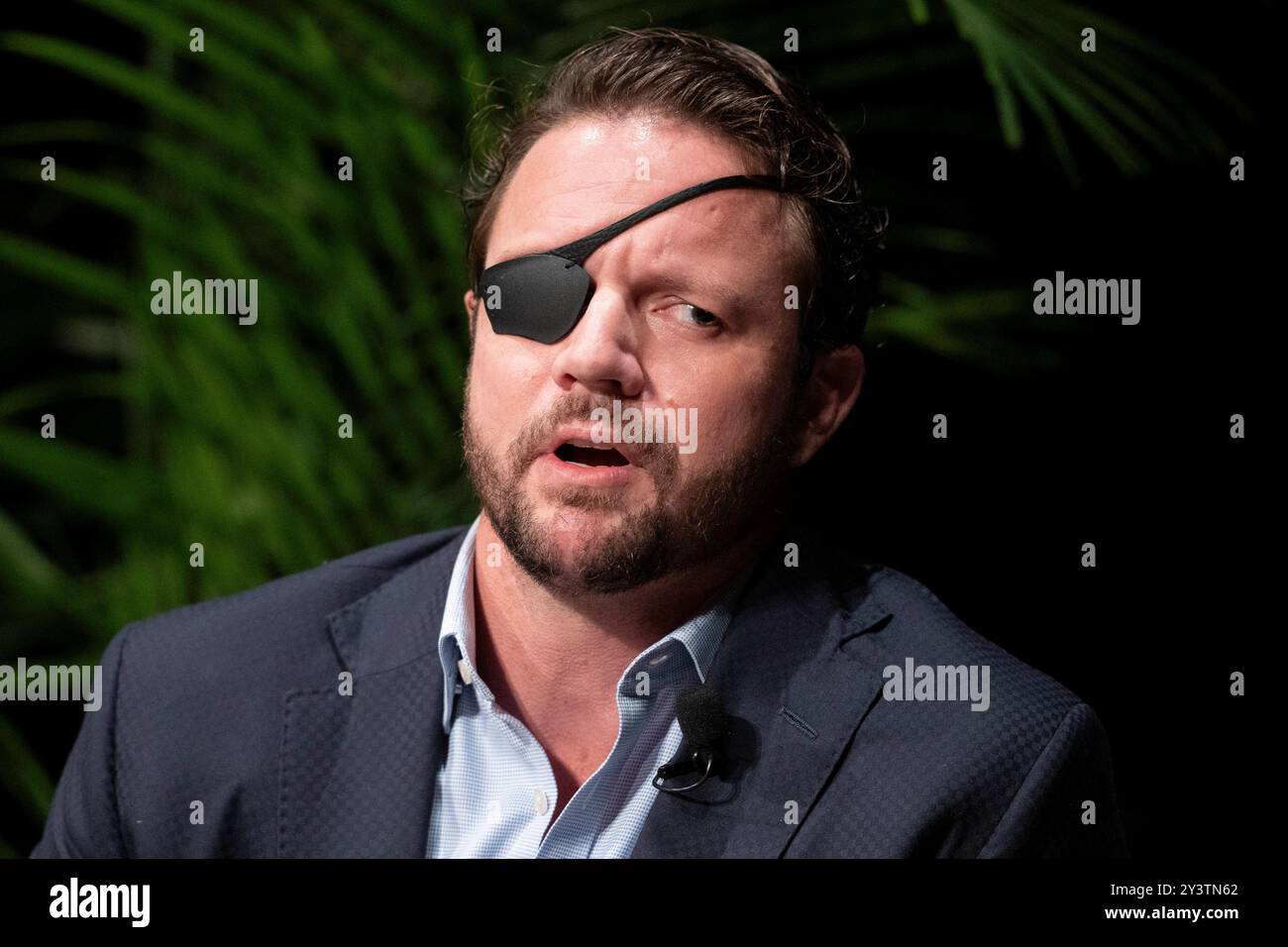 Austin, Texas, États-Unis. 6 septembre 2024. Le représentant américain DAN CRENSHAW, R-Houston, prend la parole lors d'un panel le deuxième jour du 14e Festival annuel du Texas Tribune au centre-ville d'Austin. Le Festival rassemble des politiciens et des leaders d'opinion influents de la fonction publique pour discuter de l'actualité et des politiques. Crenshaw est un ancien Navy SEAL et représente le 2nd Congressional District du Texas. (Crédit image : © Bob Daemmrich/ZUMA Press Wire) USAGE ÉDITORIAL SEULEMENT! Non destiné à UN USAGE commercial ! Banque D'Images