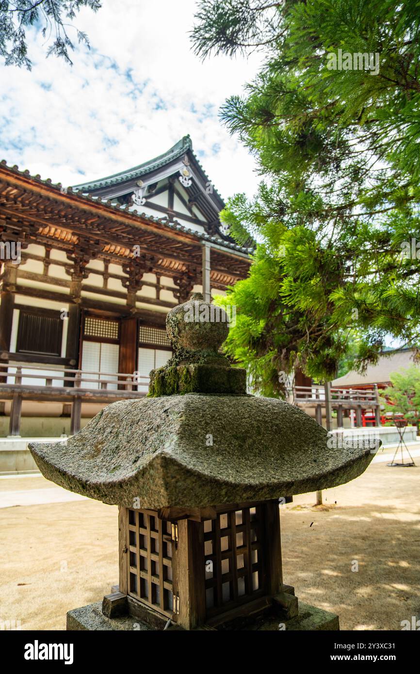 Temple Kongobu-ji à Koya, district d'Ito, Wakayama, Japon Banque D'Images