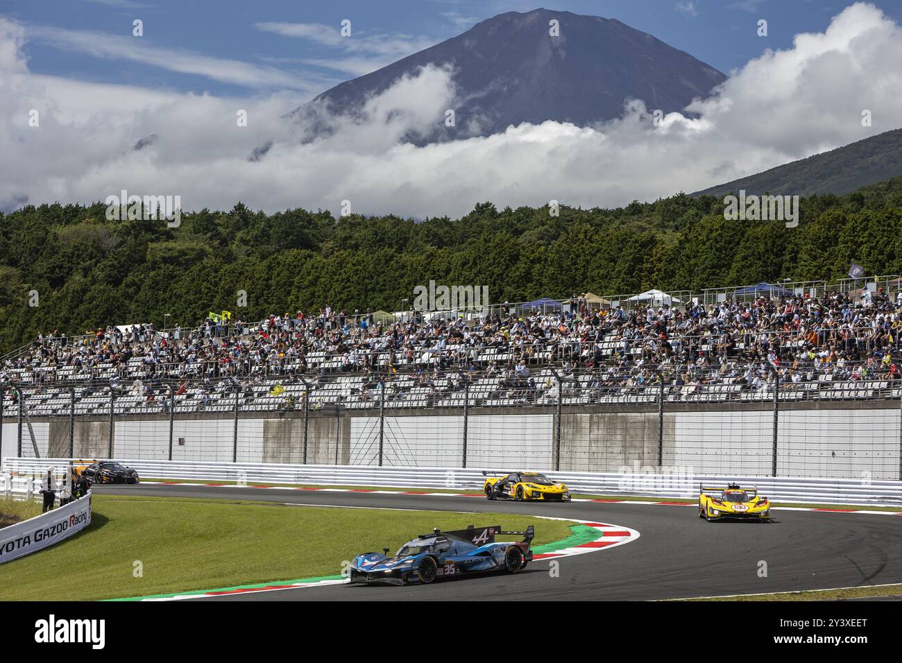 35 MILESI Charles (fra), HABSBURG-LOTHRINGEN Ferdinand (aut), GOUNON Jules (fra), Alpine Endurance Team #35, Alpine A424, Hypercar, action pendant les 6 heures de Fuji 2024, 7ème manche du Championnat du monde d'Endurance FIA 2024, du 13 au 15 septembre 2024 sur le Fuji Speedway à Oyama, Shizuoka, Japon Banque D'Images