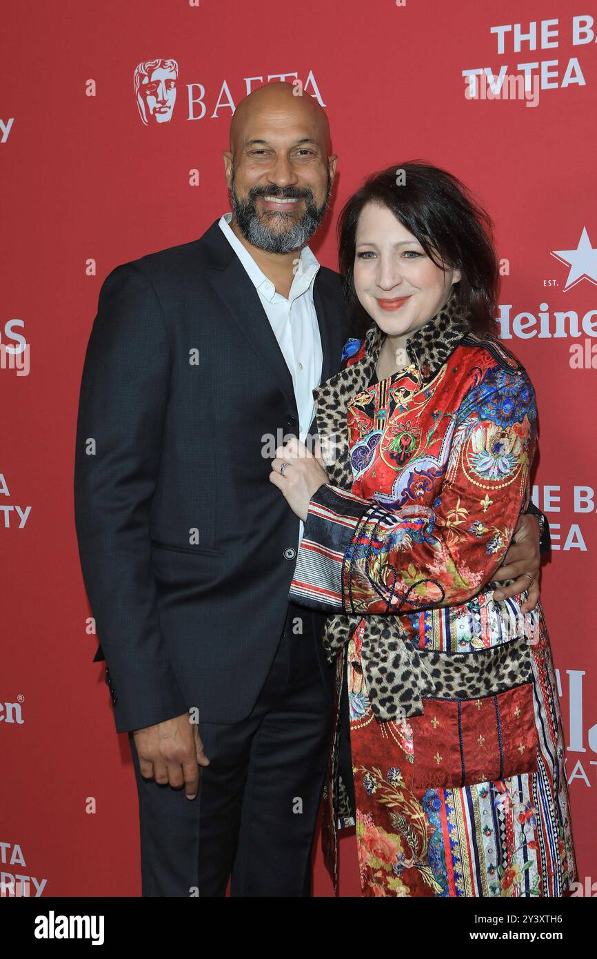 Beverly Hills, États-Unis. 14 septembre 2024. Keegan Michael Key, elle Key assiste aux arrivées de BAFTA North America TV Tea au Maybourne Beverly Hills à Beverly Hills, CA, le 14 septembre 2024. (Photo de Nina Prommer/Sipa USA) crédit : Sipa US/Alamy Live News Banque D'Images