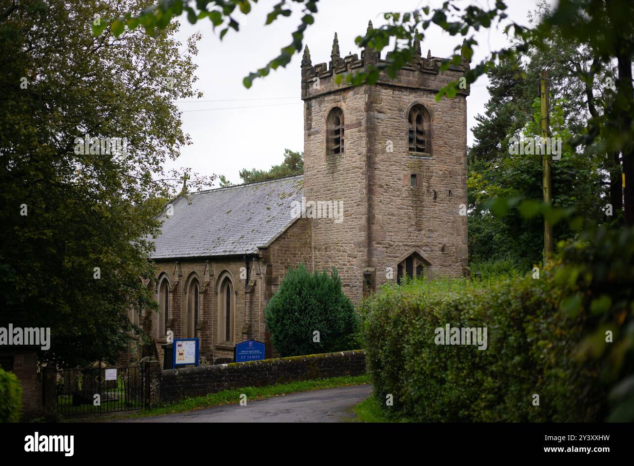 Église St James à Taxal, Whaley Bridge, Derbyshire, Royaume-Uni Banque D'Images