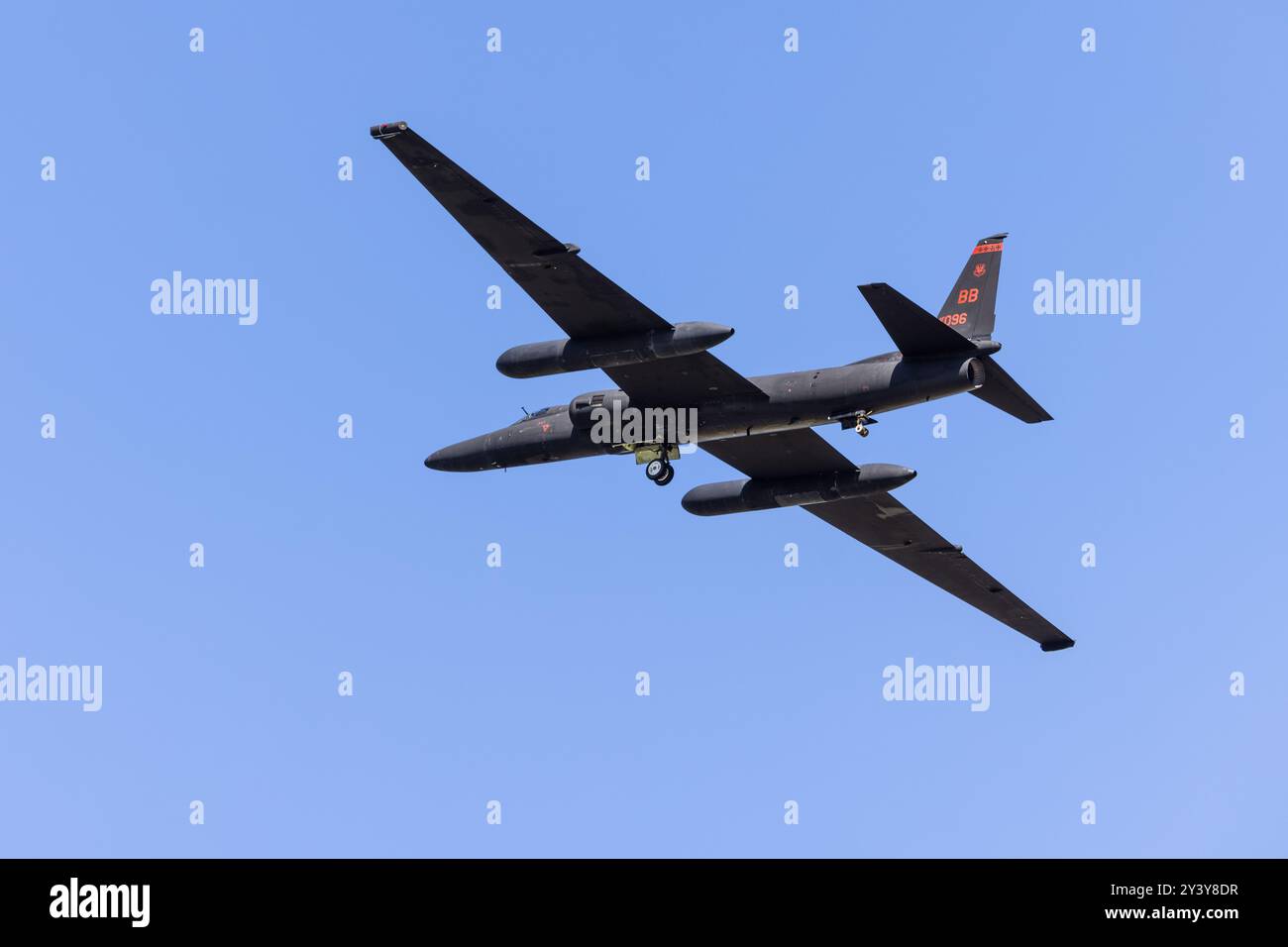 United States Air Force - Lockheed U-2, se produisant au Royal International Air Tattoo 2024. Banque D'Images