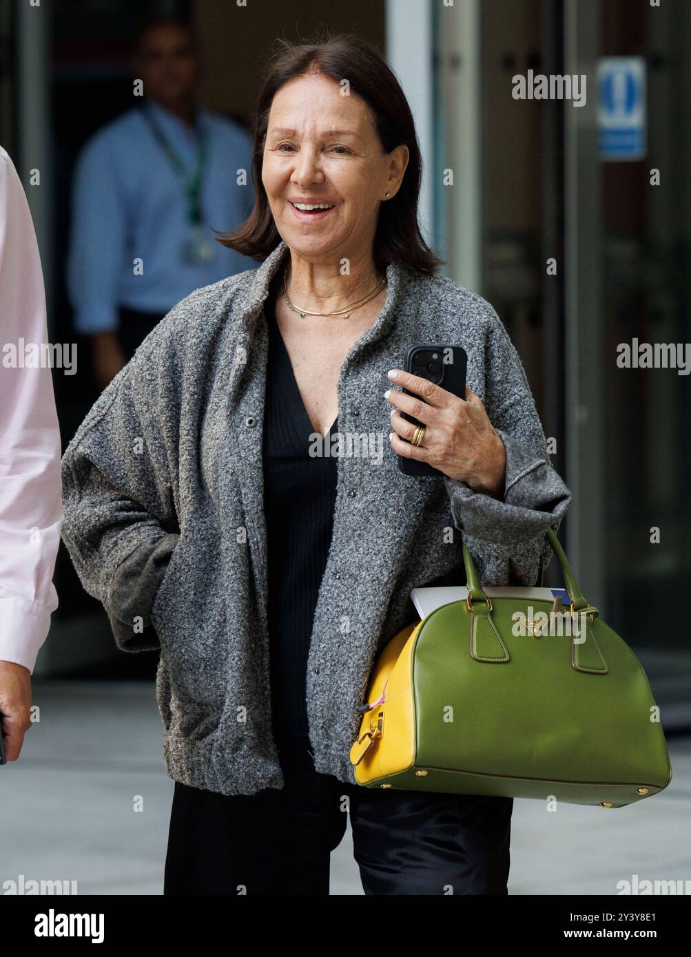 Londres, Royaume-Uni. 15 septembre 2024. Dame Arlene Phillips, chorégraphe, ancienne danseuse, talentueuse, juge de télévision, présentateur et directeur de théâtre, aux studios de la BBC. Crédit : Karl Black/Alamy Live News Banque D'Images