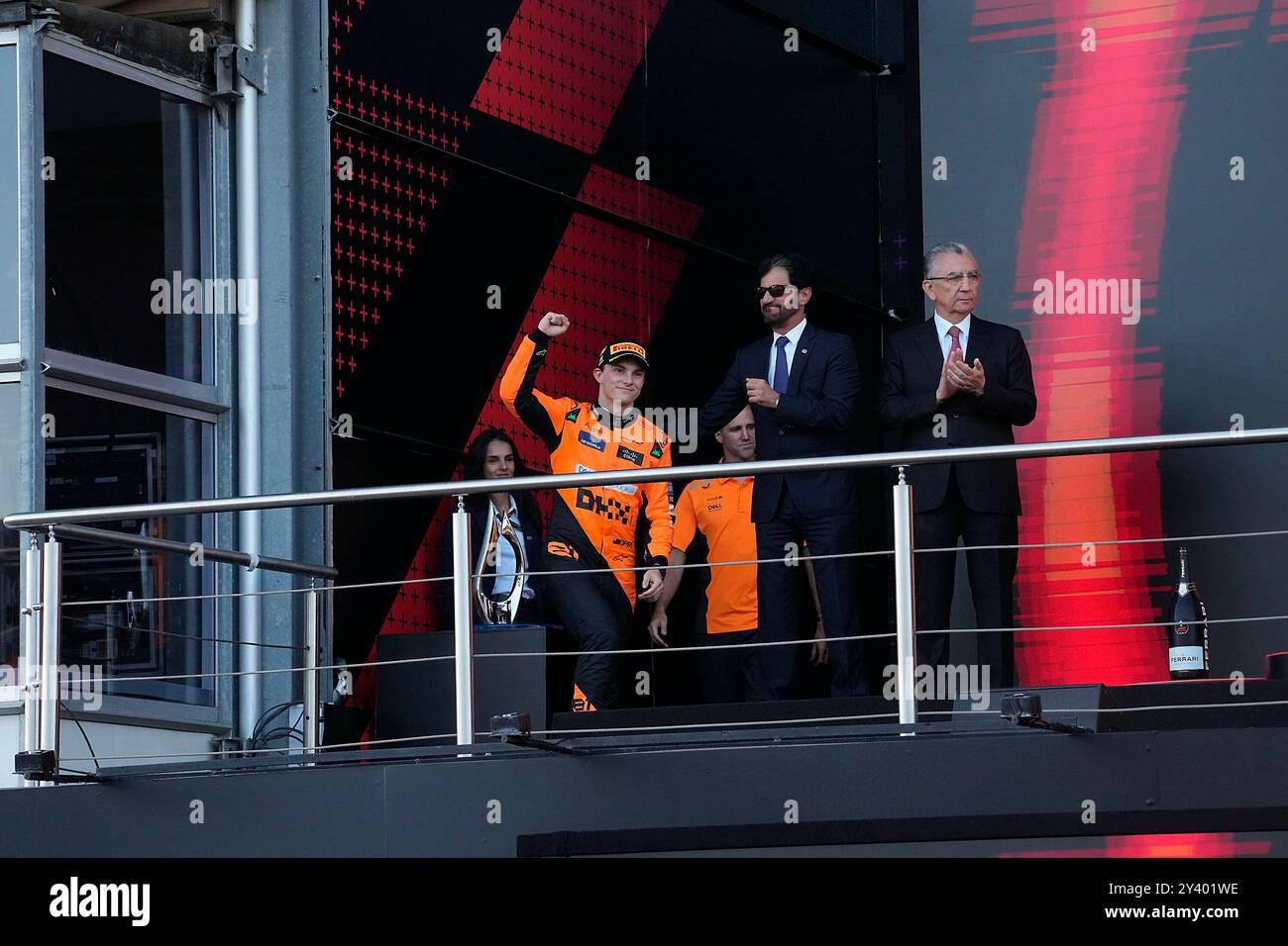 15.09.2024, Bakou City circuit, Bakou, FORMULE 1 QATAR AIRWAYS AZERBAIJAN GRAND PRIX 2024, dans la photo vainqueur Oscar Piastri (AUS), McLaren F1 Team. Banque D'Images