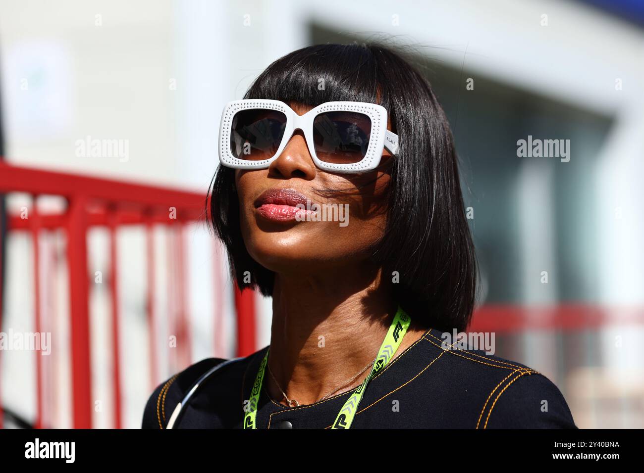 Bakou, Azerbaïdjan. 15 septembre 2024. Naomi Campbell (GBR). 15.09.2024. Championnat du monde de formule 1, Rd 17, Grand Prix d'Azerbaïdjan, Bakou Street circuit, Azerbaïdjan, jour de la course. Le crédit photo devrait se lire : XPB/Alamy Live News. Banque D'Images