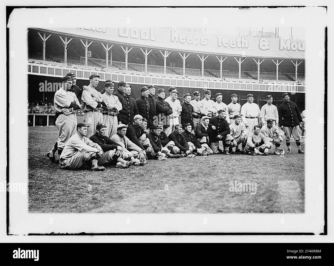 New York 1911 Giants équipe, New York, NL baseball Banque D'Images