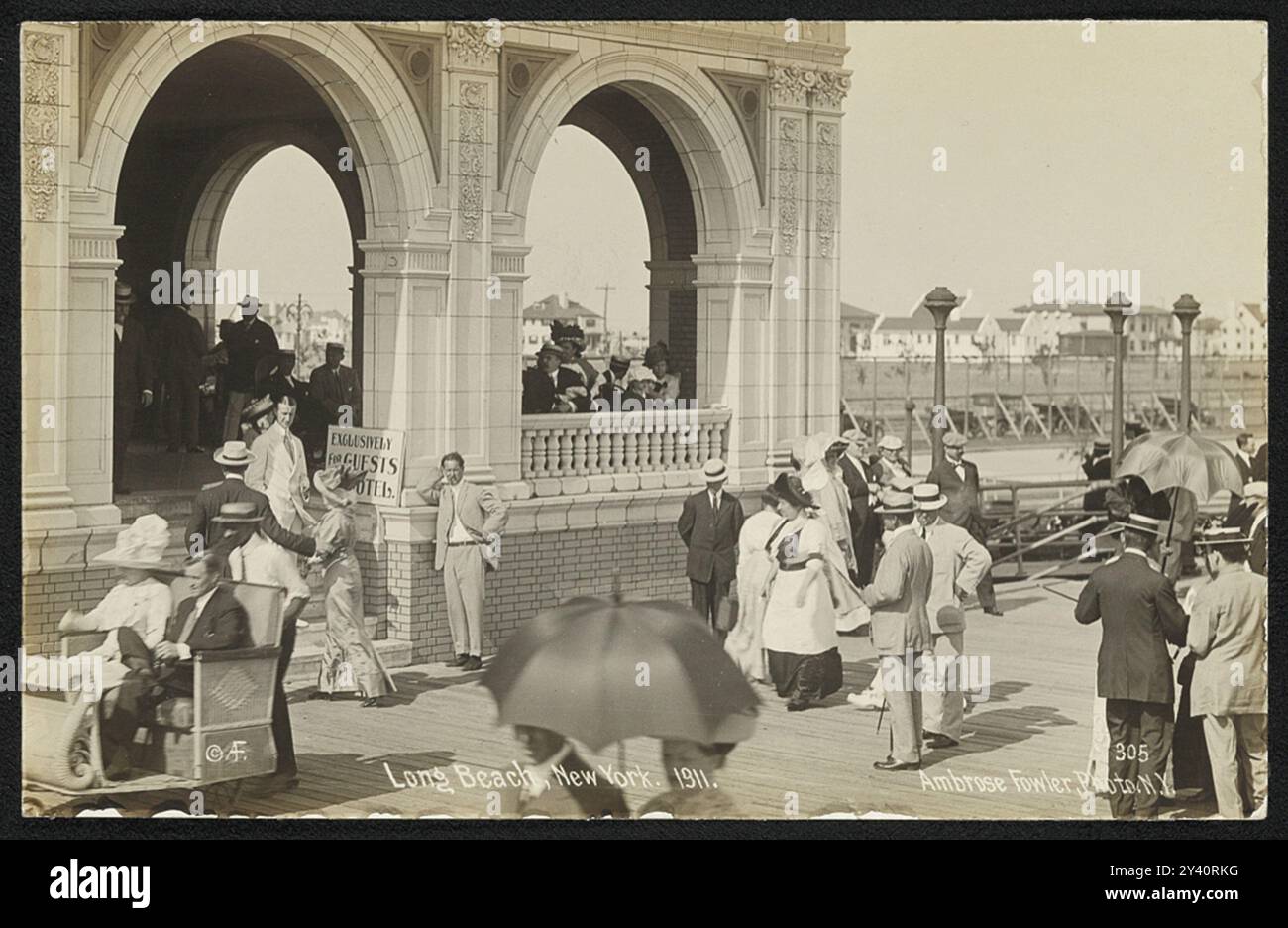 Long Beach ; New York Banque D'Images