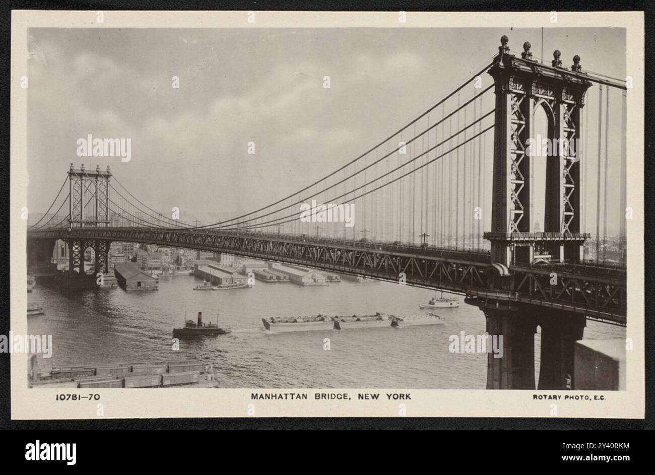 Pont de Manhattan, New York Banque D'Images