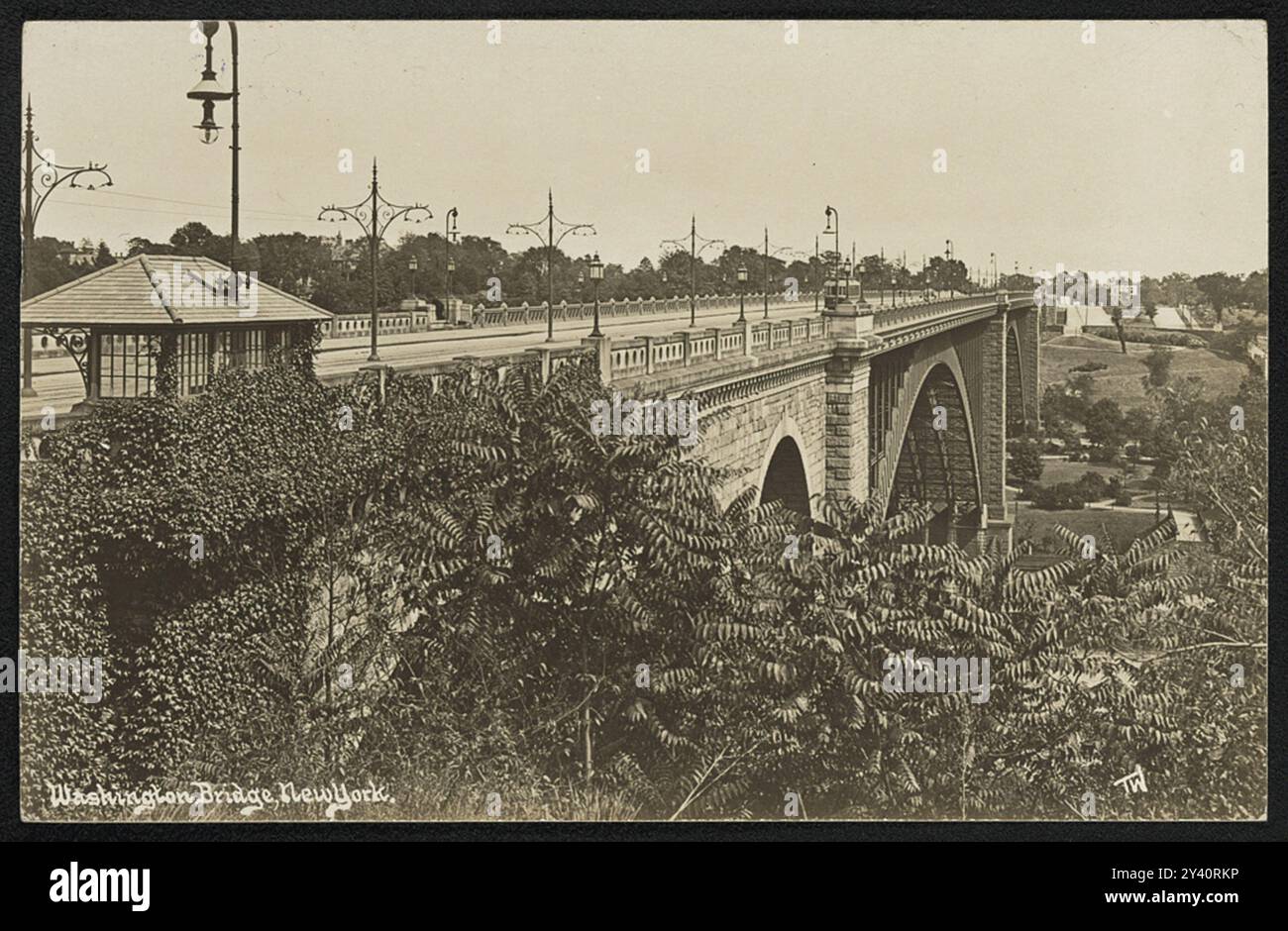 Washington Bridge, New York Banque D'Images