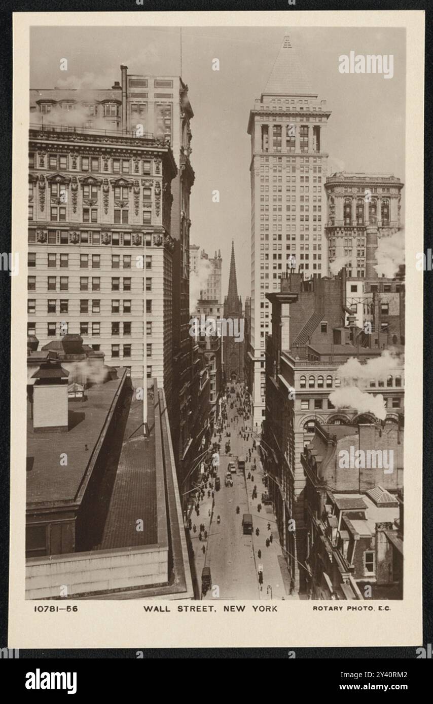 Wall Street, New York Banque D'Images