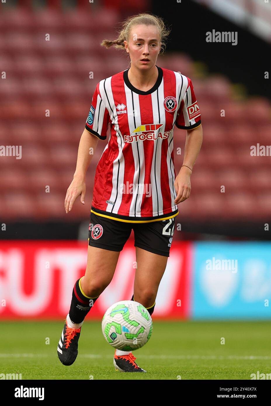 Sheffield, Royaume-Uni. 14 septembre 2024. Annie Wilding de Sheffield United lors du match de championnat féminin de FA à Bramall Lane, Sheffield. Le crédit photo devrait se lire : Simon Bellis/Sportimage crédit : Sportimage Ltd/Alamy Live News Banque D'Images