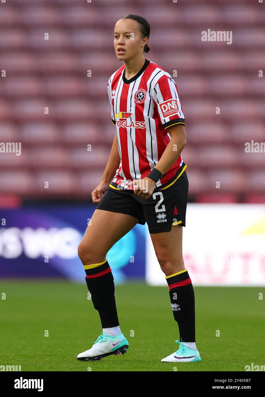 Sheffield, Royaume-Uni. 14 septembre 2024. Leanne Cowan de Sheffield United lors du match de championnat féminin de FA à Bramall Lane, Sheffield. Le crédit photo devrait se lire : Simon Bellis/Sportimage crédit : Sportimage Ltd/Alamy Live News Banque D'Images