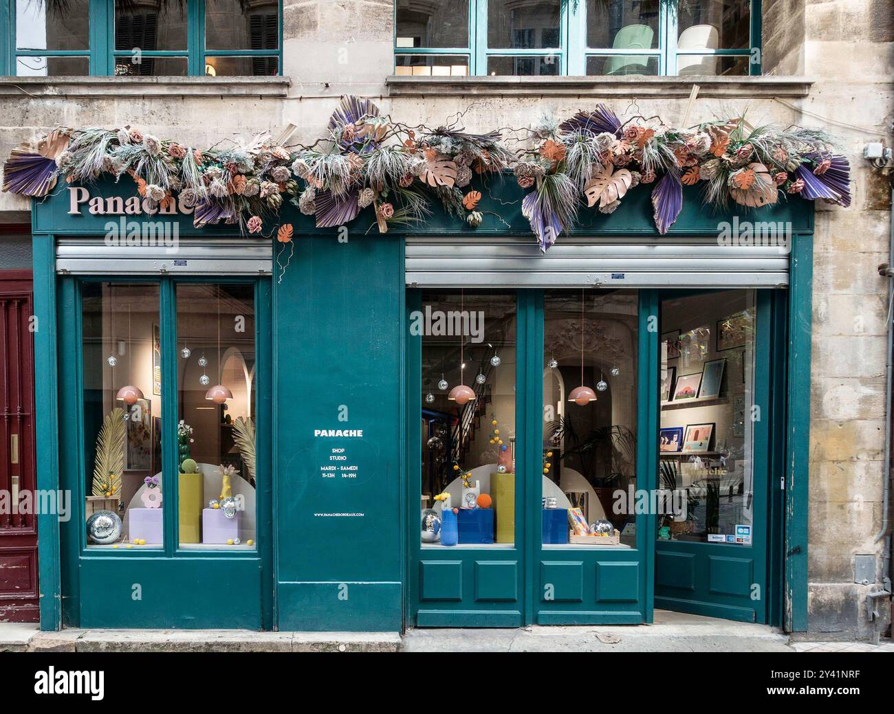 Panache, une entreprise de design d'intérieur à Bordeaux, France. Banque D'Images