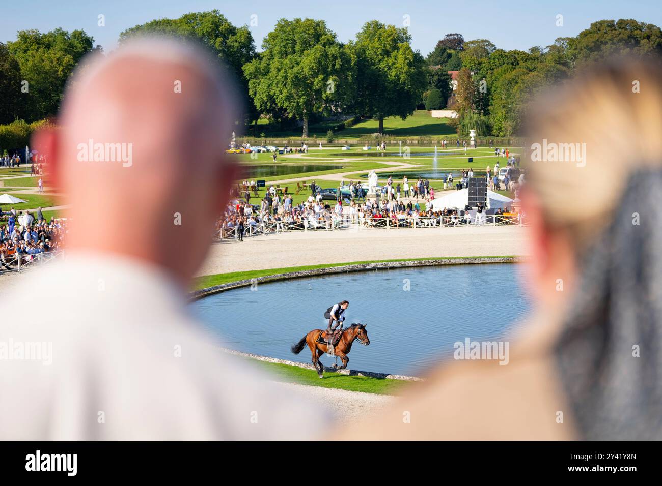 Chantilly, France. 15 septembre 2024. Salon équestre lors de la 7ème édition du Chantilly Arts & Elegance - Richard mille au domaine du Château de Chantilly, du 13 au 15 septembre 2024, à Chantilly - photo Jean-Baptiste Millet/DPPI crédit : DPPI Media/Alamy Live News Banque D'Images