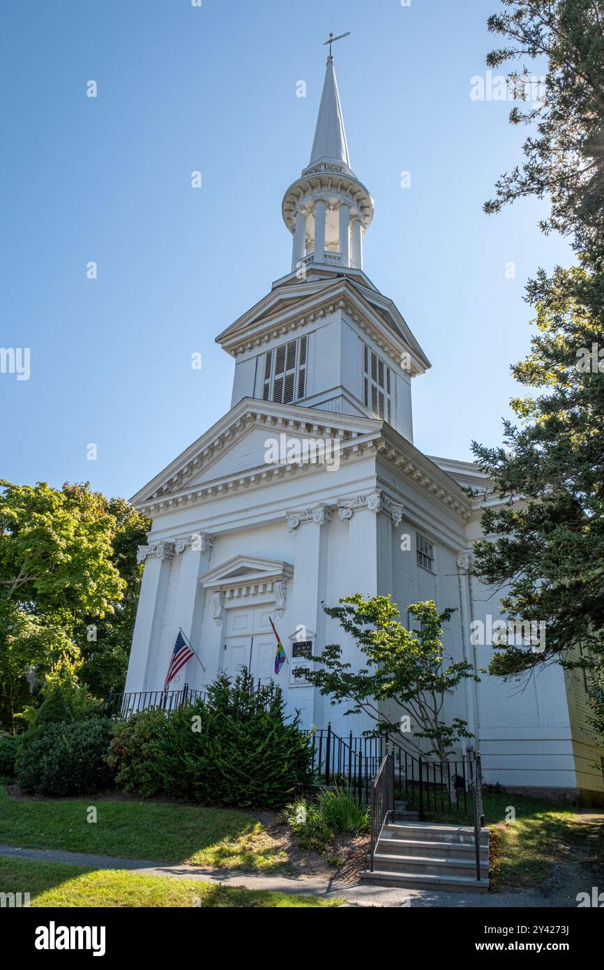 Première Église du Christ à Sandwich, ma Banque D'Images