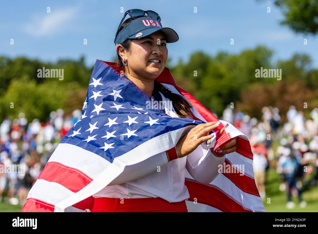 Gainesville, va, États-Unis. 15 septembre 2024. Coupe Solheim 2024 au club de golf Robert Trent Jones. (Crédit image : © Robert Blakley/ZUMA Press Wire) USAGE ÉDITORIAL SEULEMENT! Non destiné à UN USAGE commercial ! Banque D'Images