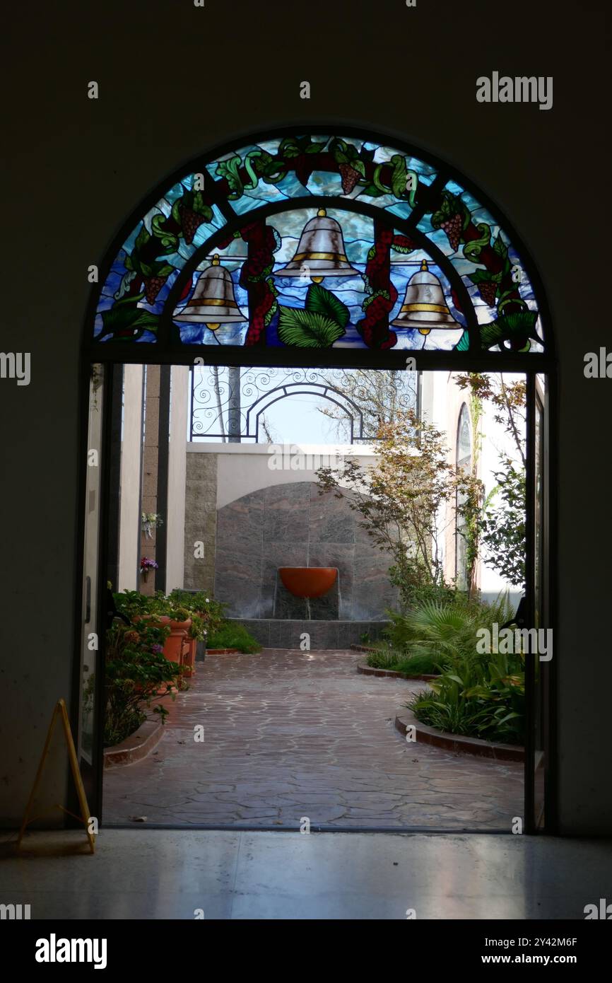 Inglewood, Californie, USA 14 septembre 2024 Inglewood Park Cemetery le 14 septembre 2024 à Inglewood, Californie, USA. Photo de Barry King/Alamy Stock photo Banque D'Images