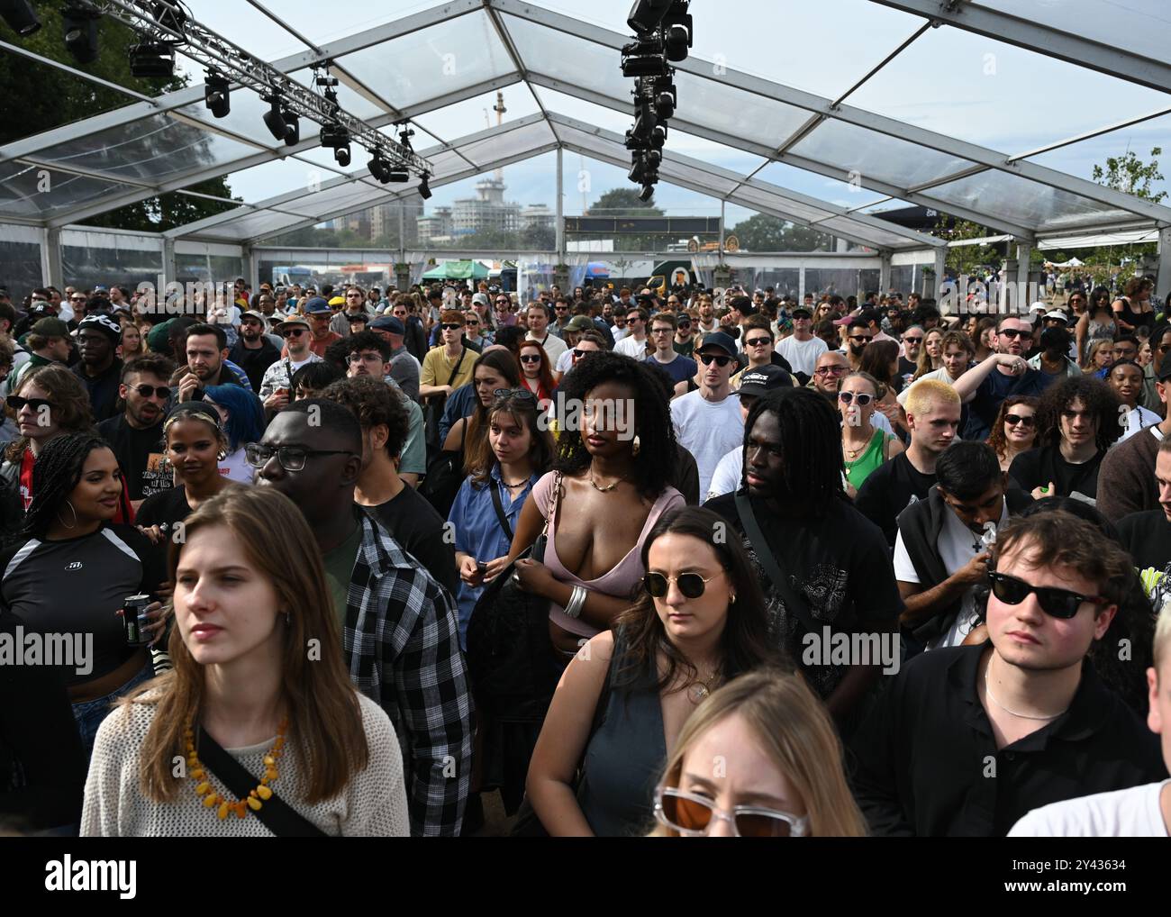 LONDRES, ROYAUME-UNI. 15 septembre 2024. Festival Jazz Cafe à Burgess Park, (photo de 李世惠/See Li/Picture Capital) crédit : Voir Li/Picture Capital/Alamy Live News Banque D'Images