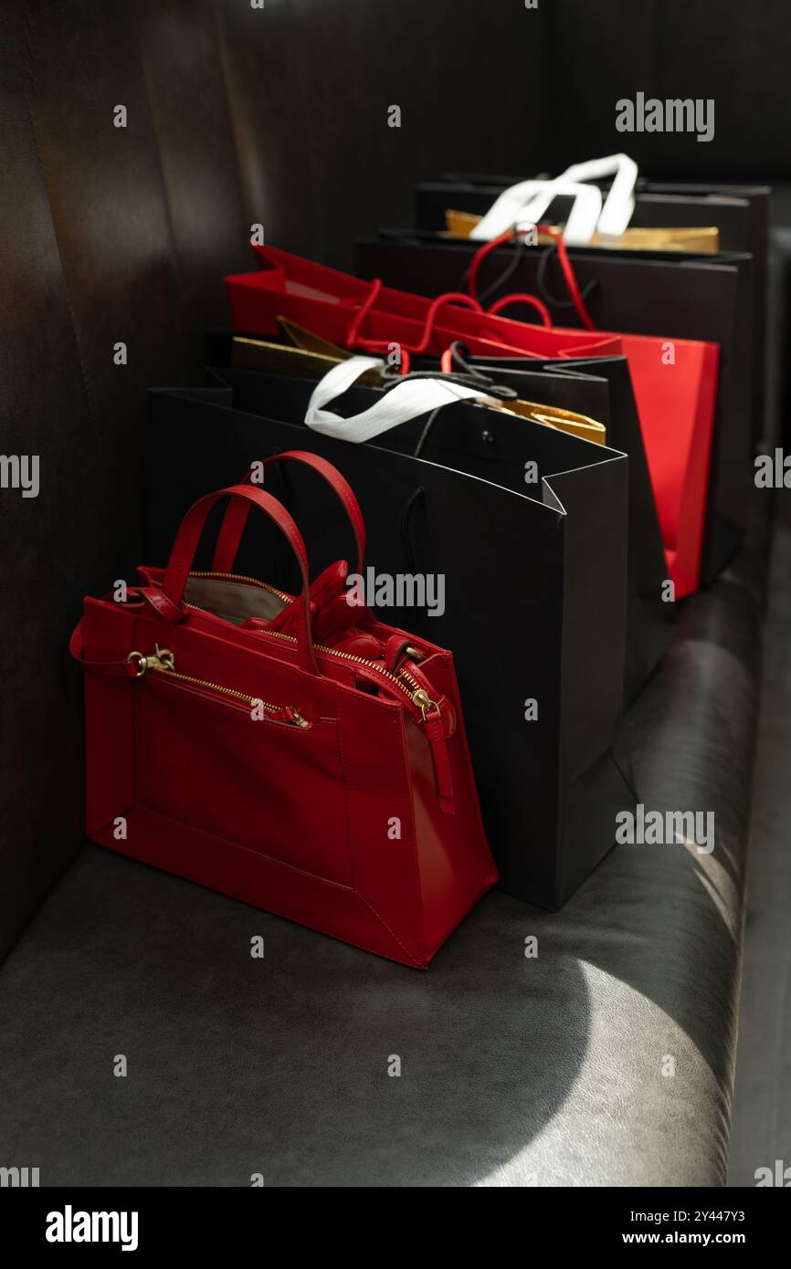 Concept de vente shopping avec espace de copie Banque D'Images