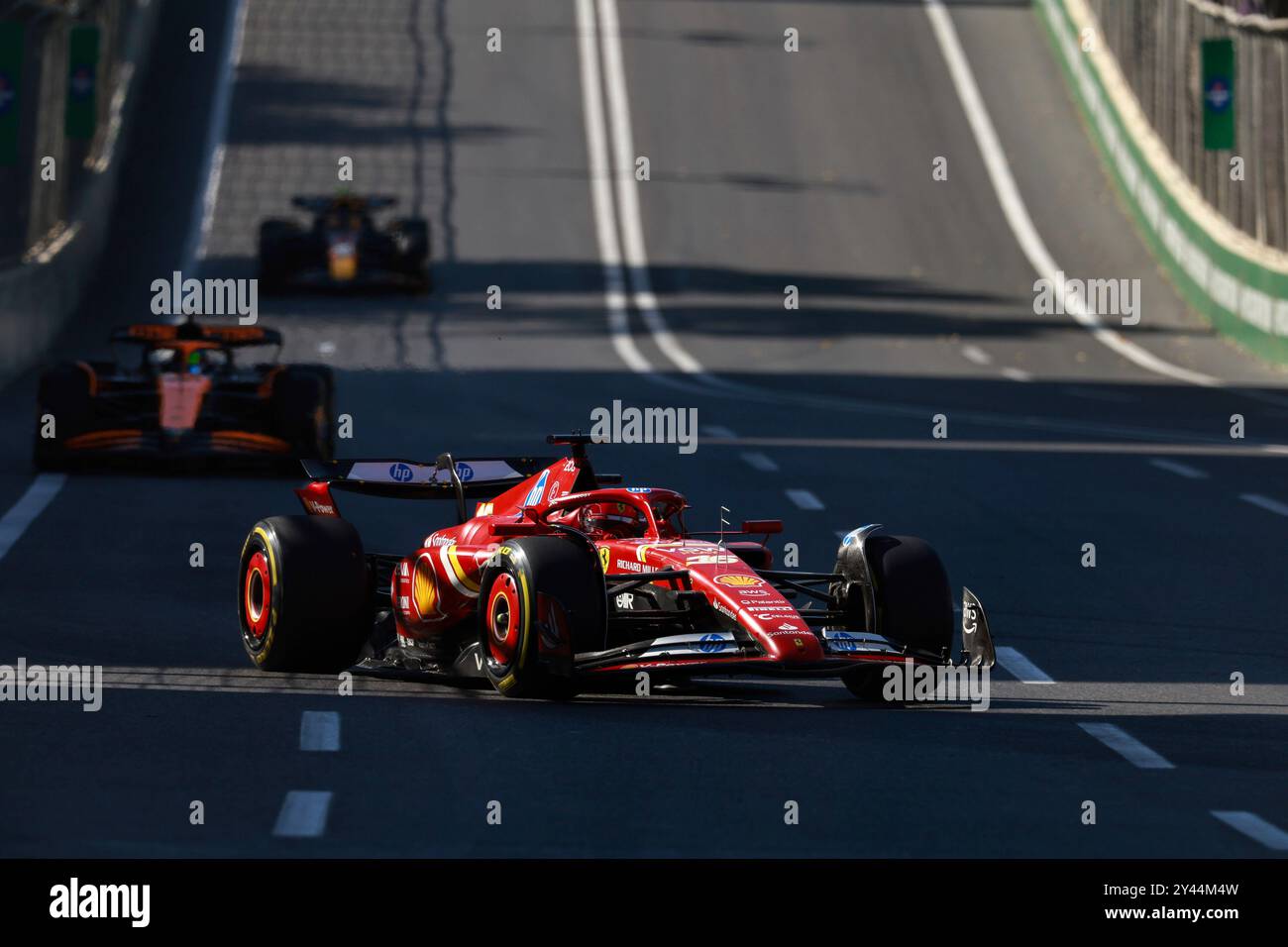 #16 Charles Leclerc (MCO, Scuderia Ferrari HP), Grand Prix de F1 d'Azerbaïdjan au circuit de Bakou le 15 septembre 2024 à Bakou, Azerbaïdjan. (Photo de HOCH Zwei) Banque D'Images