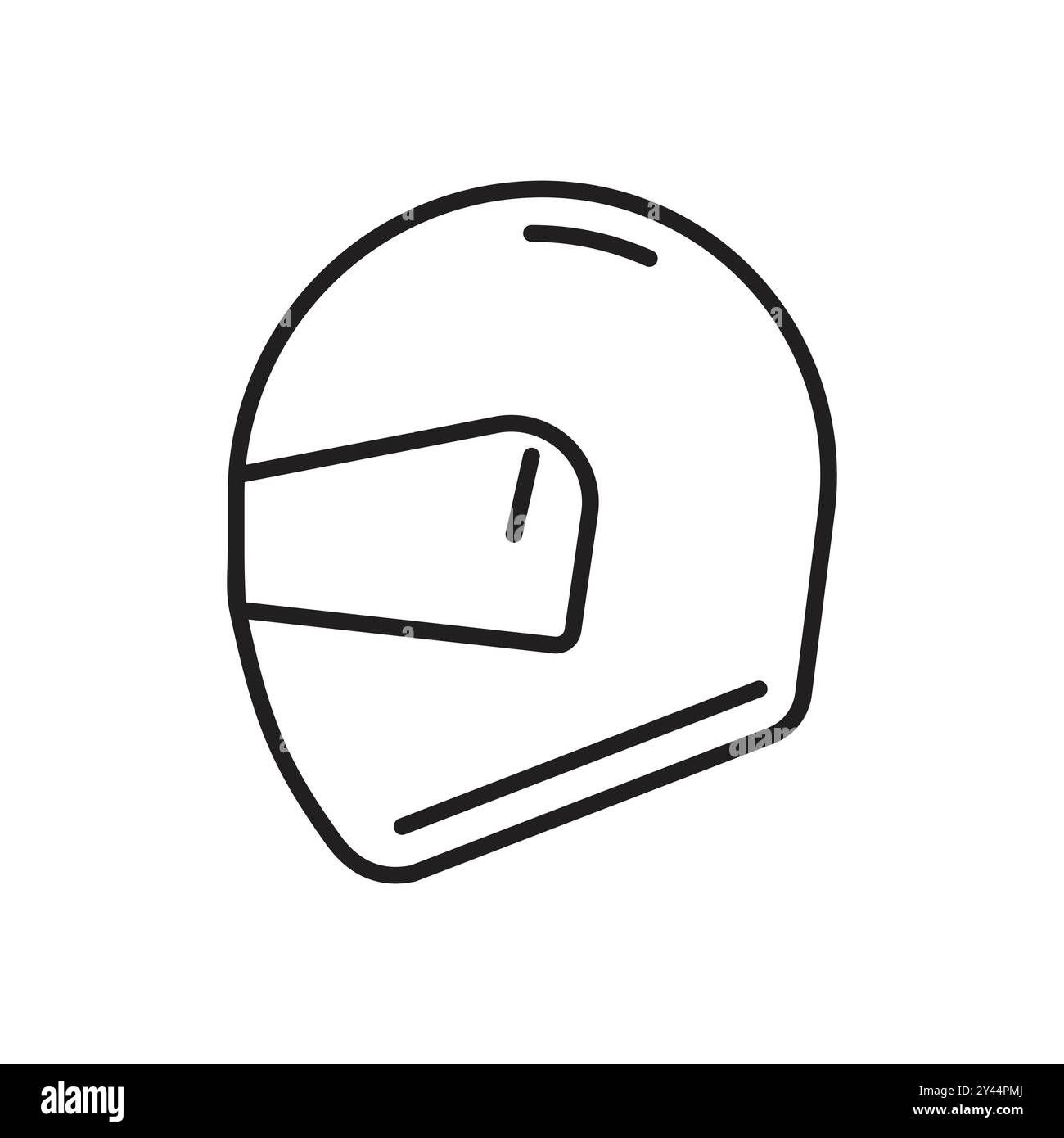 Jeu d'icônes vectorielles de casque de moto. Illustration vectorielle de casque d'équipe de course Illustration de Vecteur