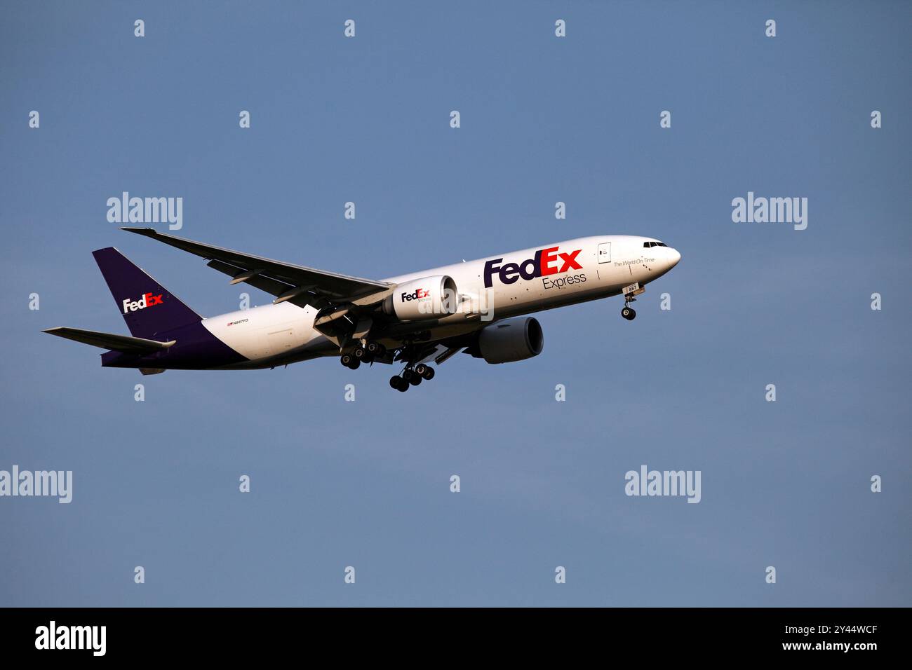 N887FD USA FedEx avion cargo. Federal Express Corp. BOEING 777-200LR (biréacteur) Banque D'Images