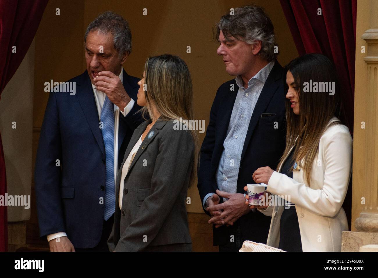 Buenos Aires, Argentine. 15 septembre 2024. Buenos Aires, Argentine. 15 septembre 2024. Daniel Scioli était présent à la présentation du budget pour 2025 faite par le président Javier Milei. (Photo de Sebastian Hipperdinger/Sipa USA) crédit : Sipa USA/Alamy Live News Banque D'Images
