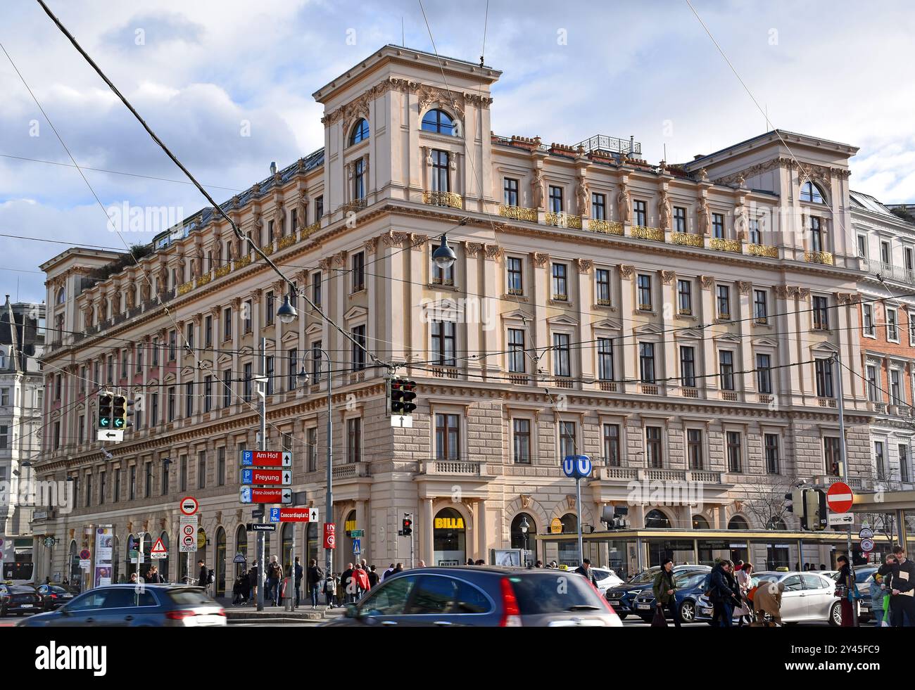 Le palais Ephrussi, fin C19, style néo-Renaissance, architecte Theophil Freiherr von Hausen, pour la famille bancaire Ephrussi, confisqué par les nazis Banque D'Images