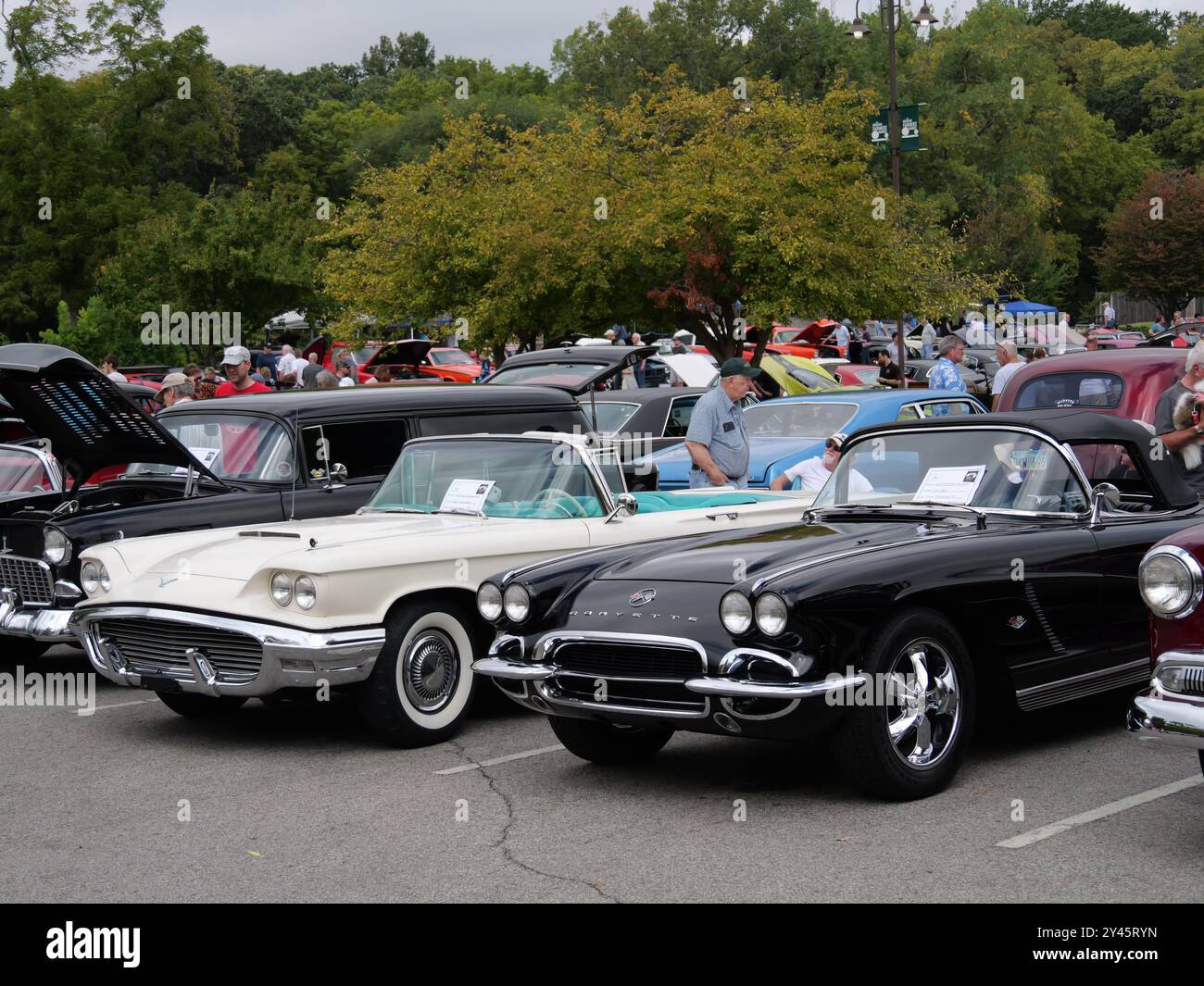 Merriam, Kansas - 14 septembre 2024 : Turkey Creek car and Motorcycle Show Banque D'Images