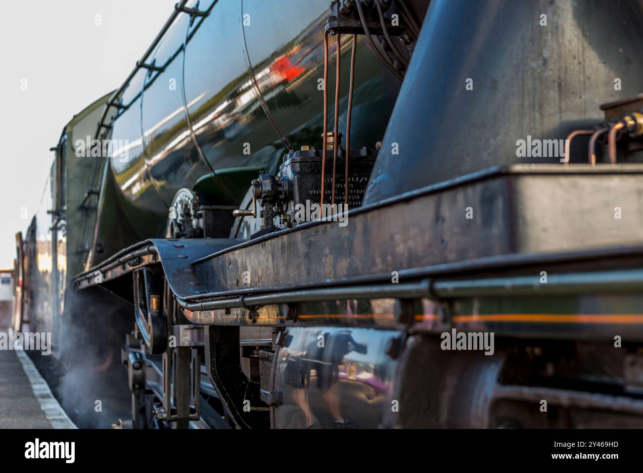 Le train à vapeur Flying Scotsman Banque D'Images