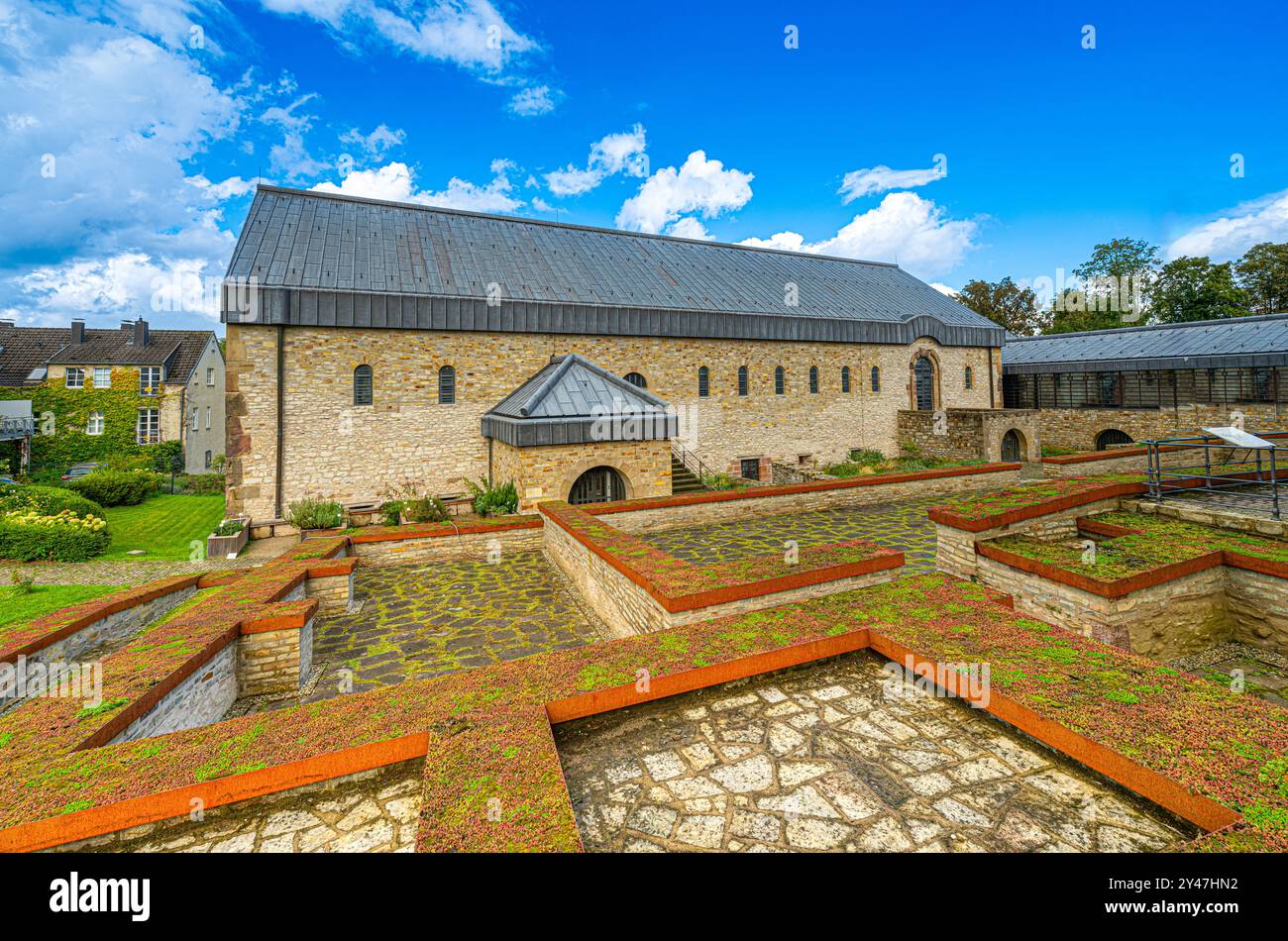 Palais impérial, musée Kaiserpfalz, Paderborn, région d'Ostwestfalen Lippe, Rhénanie du Nord Westphalie, Allemagne, Europ Banque D'Images