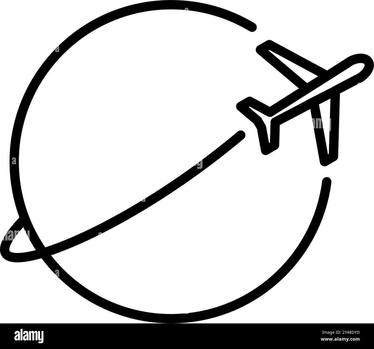 voyage autour du monde - icône vectorielle Illustration de Vecteur