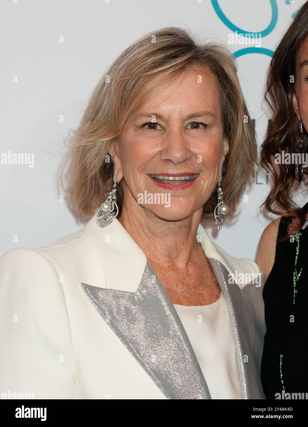 New York, États-Unis. 16 septembre 2024. 16/09/24, New York, New York, États-Unis Laurie Tisch assiste au gala de l'American Institute for Stuttering, qui se tient au 583 Park Avenue à New York City, New York, États-Unis, lundi 16 septembre 2024. Crédit : Jennifer Graylock/Alamy Live News Banque D'Images