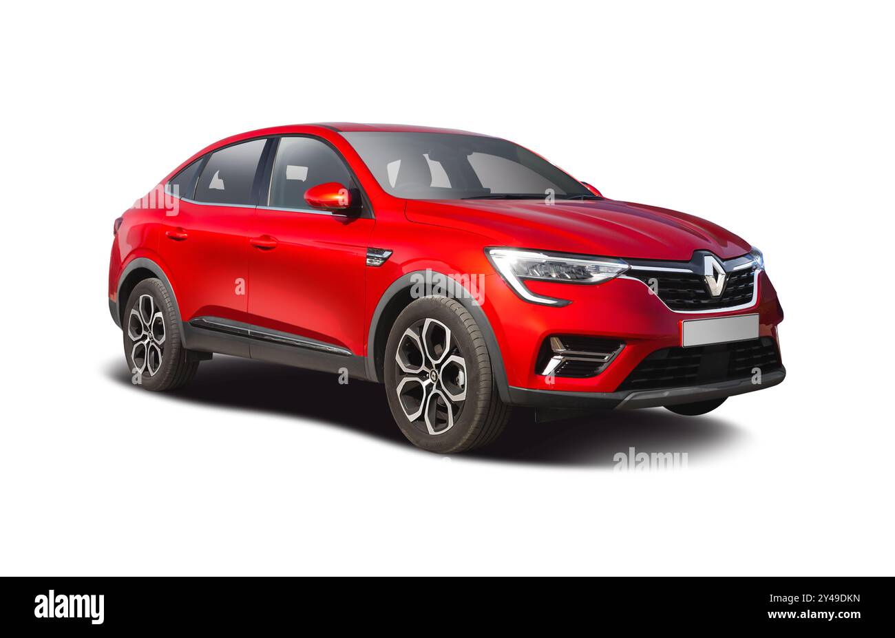 Renault Arkana SUV voiture isolé sur fond blanc Banque D'Images