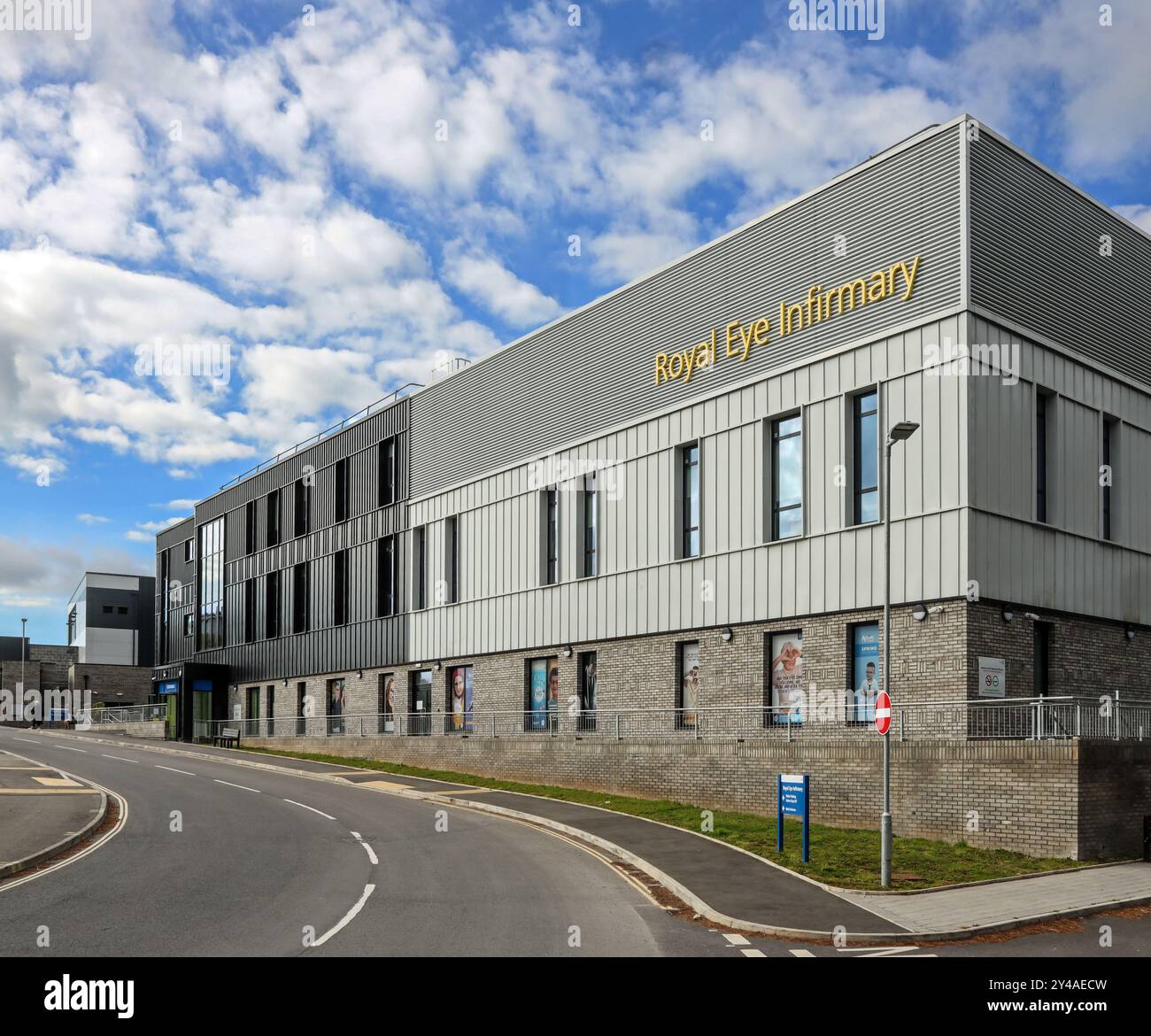 Les nouveaux locaux de Royal Eye Infirmary à Alpha Way, Derriford International Business Park, Plymouth. ALIAS REI University Hospital Plymouth. Banque D'Images