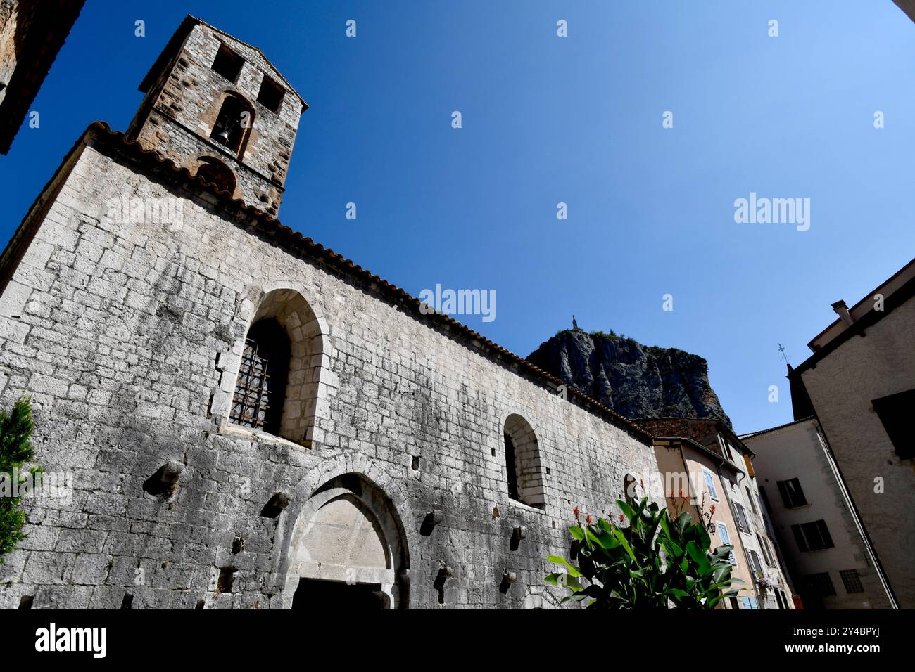 Castellane, Sud-est de la France, 2024 Banque D'Images