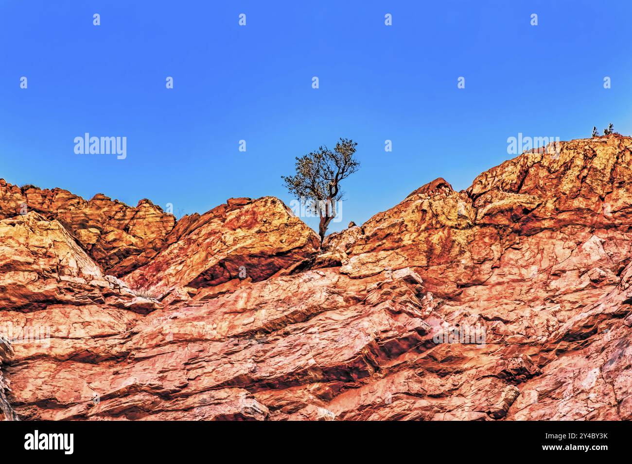 Simpsons Gap dans le parc national des West MacDonnell Ranges, dans le territoire du Nord de l'Australie, près d'Alice Springs Banque D'Images