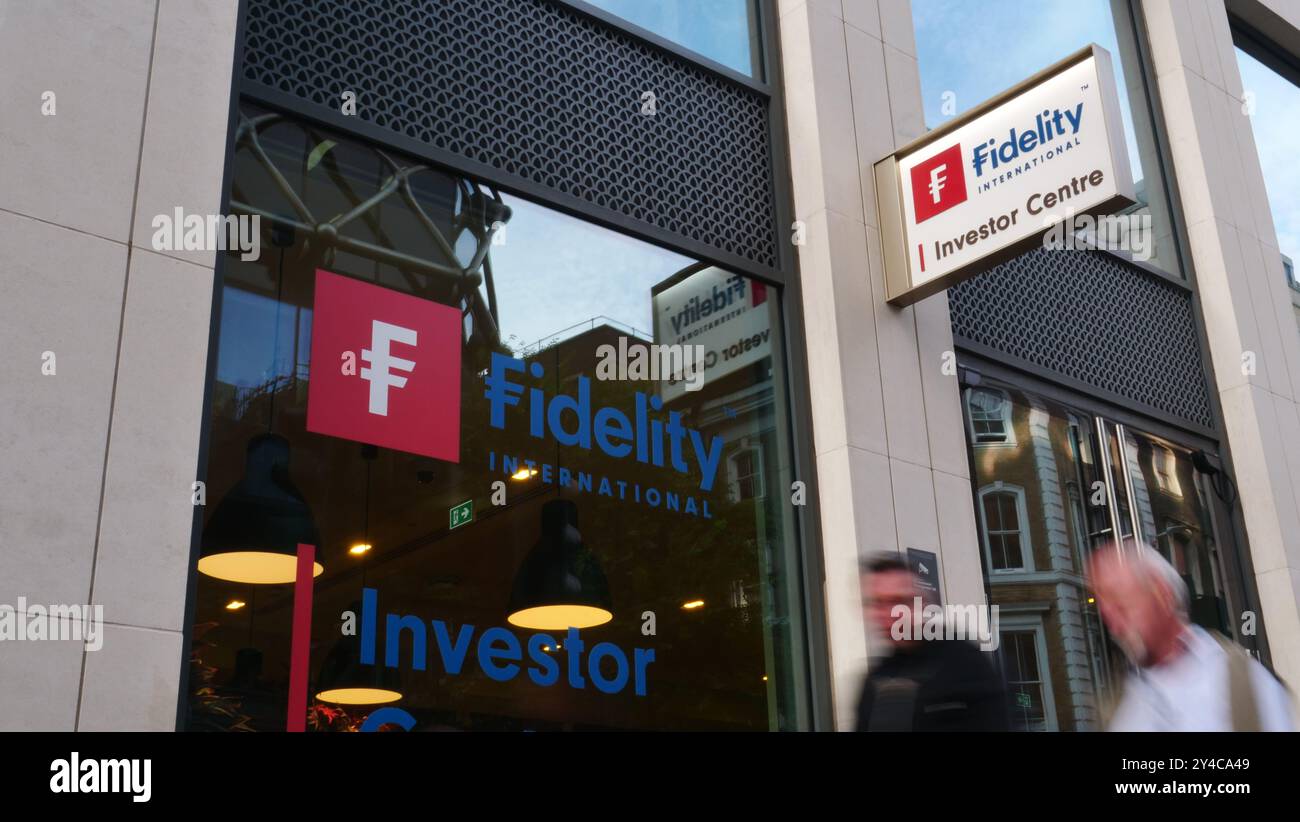 Fidelity Investor Centre sur Canon Street, Londres Banque D'Images