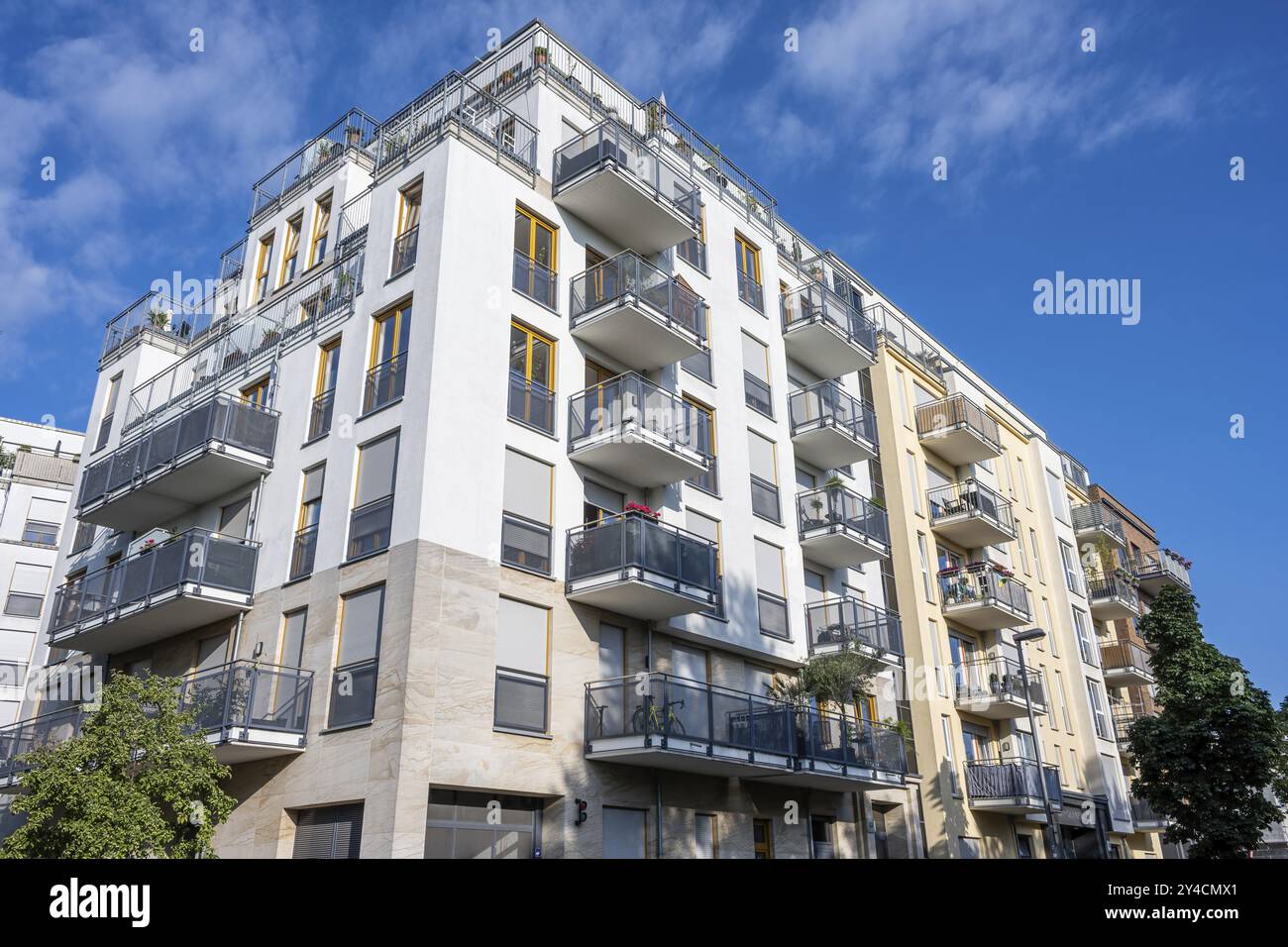 Appartements modernes à Berlin, Allemagne, Europe Banque D'Images