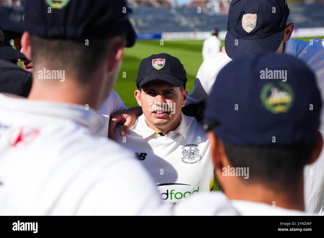 Bristol, Royaume-Uni, 17 septembre 2024. Graeme van Buuren du Gloucestershire lors du match de Vitality County Championship Division Two entre le Gloucestershire et le Sussex. Crédit : Robbie Stephenson/Gloucestershire Cricket/Alamy Live News Banque D'Images