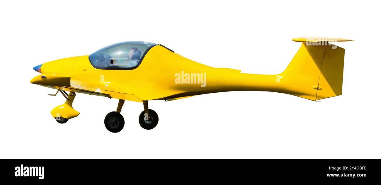 Avion de sport isolé sur un fond blanc propre Banque D'Images Avion de sport isolé sur un fond blanc propre Banque D'Images