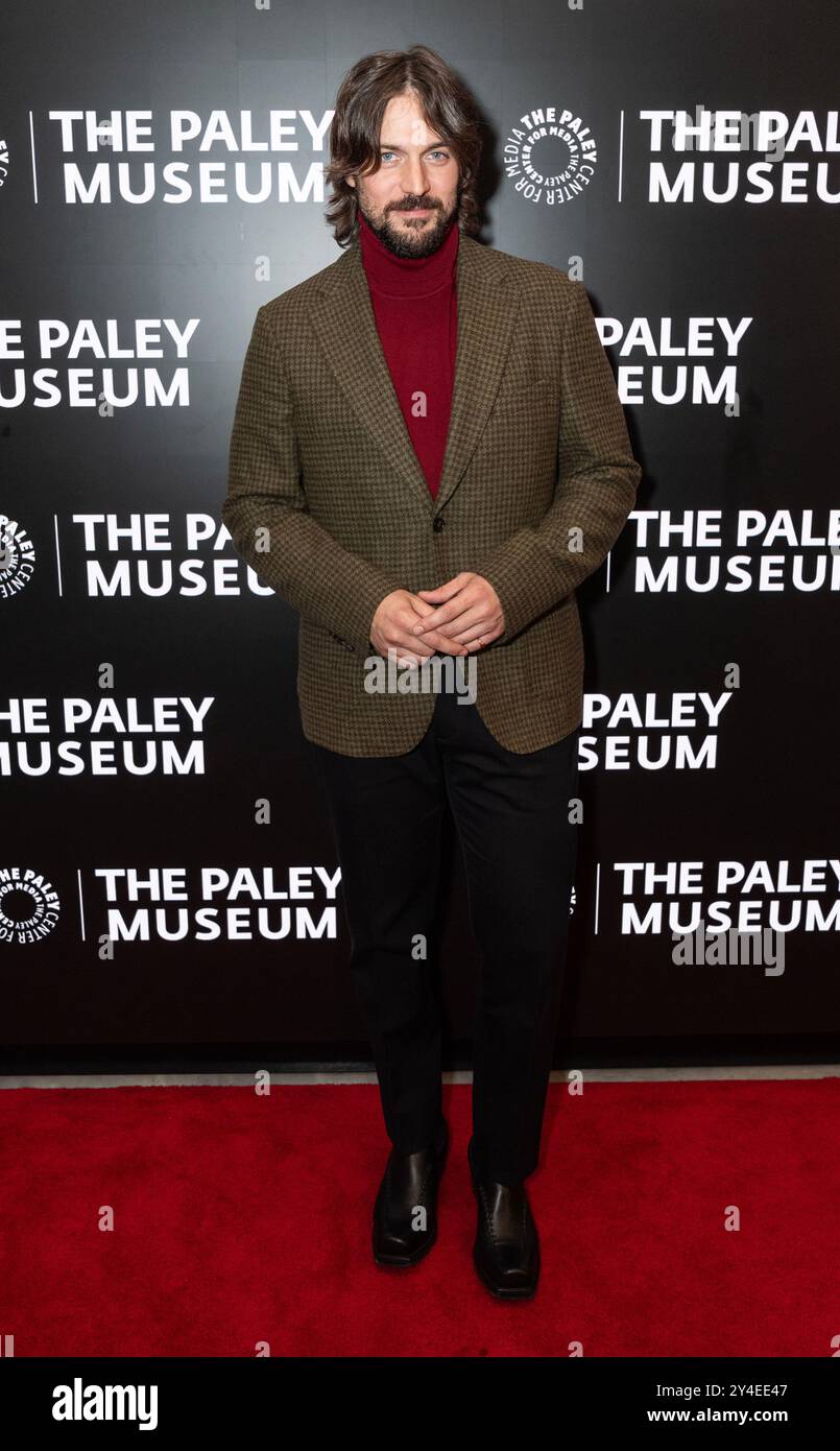 New York, NY, États-Unis, 17 septembre 2024 : Lucas Bravo participe au programme PaleyLive : Emily in Paris : The Magic Behind the Scenes au Paley Center for Media à New York le 17 septembre 2024. Crédit : Lev Radin/Alamy Live News Banque D'Images