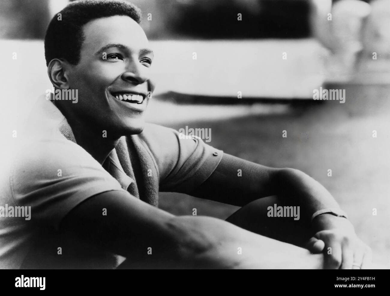 Chanteur soul américain Marvin Gaye, Tamla Publicity photo, Detroit 1966 Banque D'Images