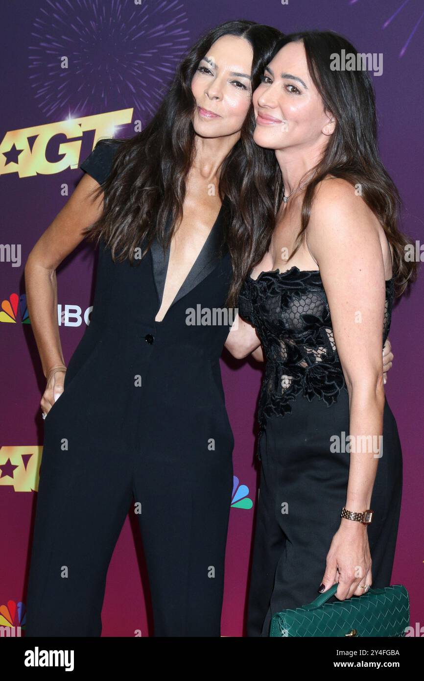 LOS ANGELES - 17 septembre : Terri Seymour, Lauren Silverman aux représentations finales America's Got talent tapis rouge à l'hôtel Dena le 17 septembre 2024 à Pasadena, CA (photo de Katrina Jordan/Sipa USA) Banque D'Images