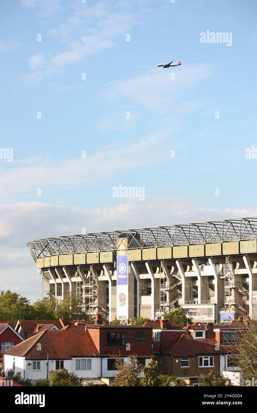 Stade de Twickenham, Royaume-Uni Banque D'Images