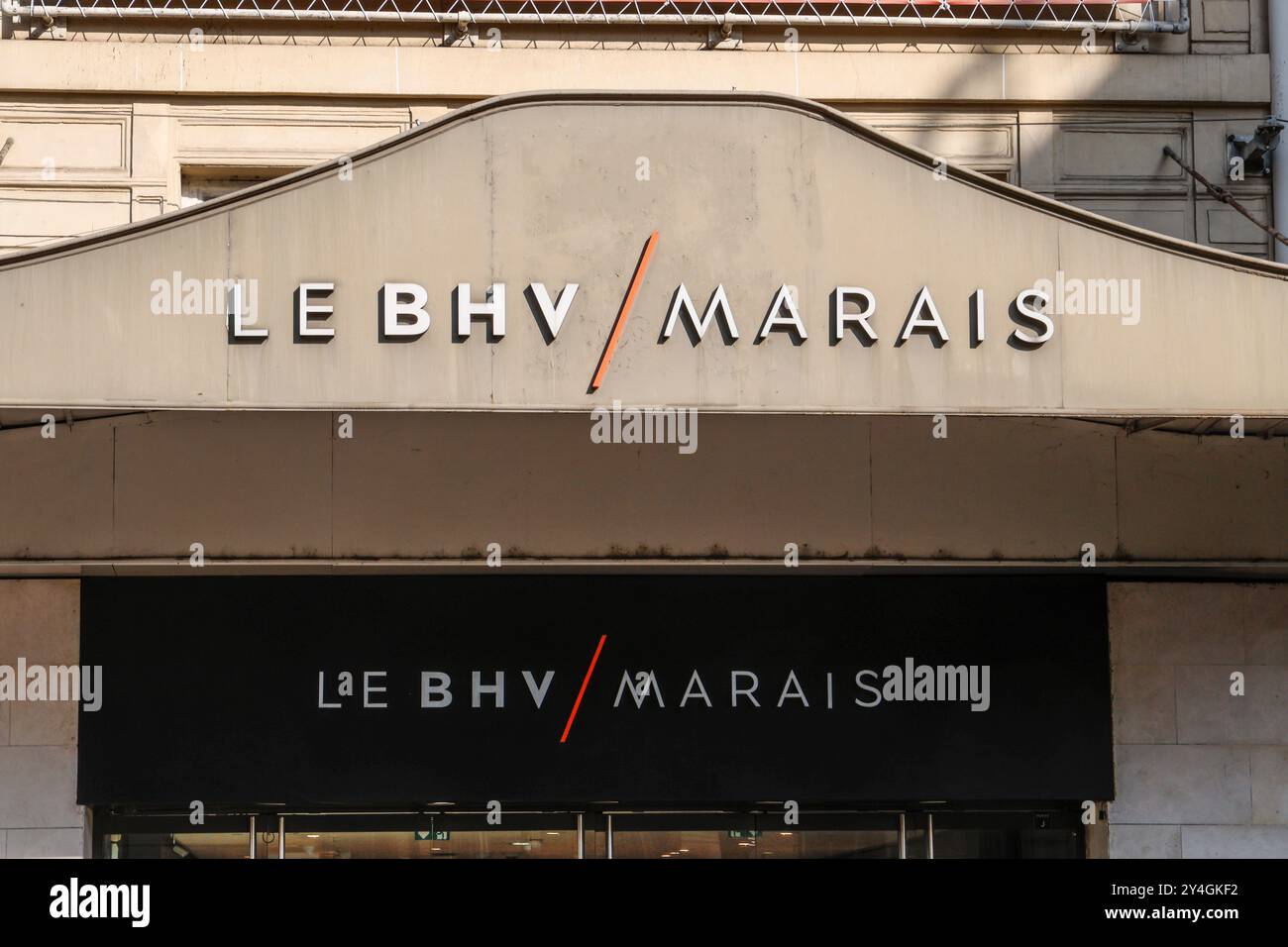 GRAND MAGASIN BHV MARAIS PARIS Banque D'Images