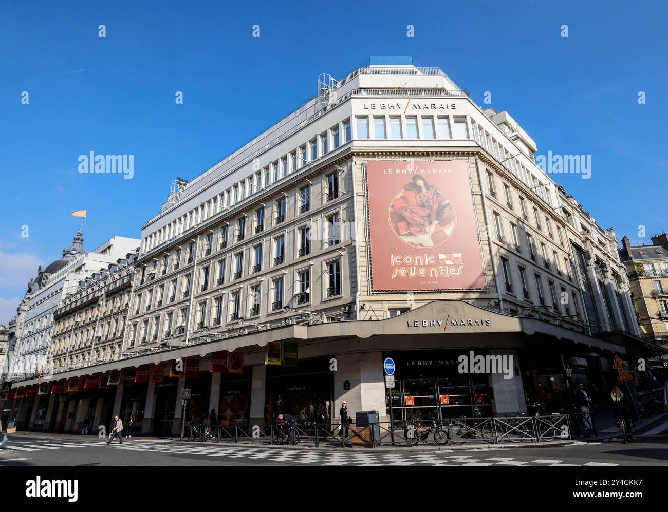 GRAND MAGASIN BHV MARAIS PARIS Banque D'Images