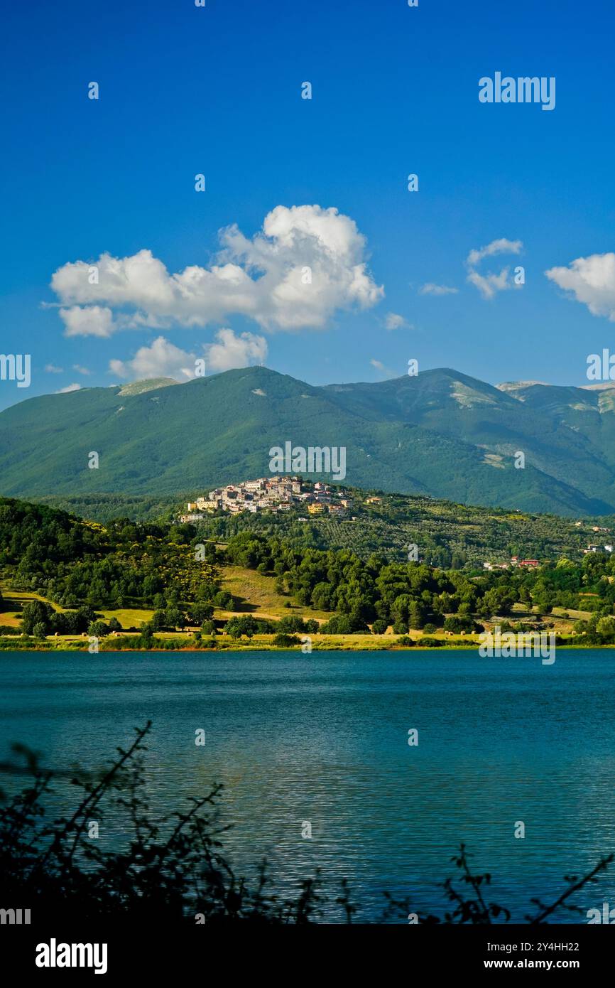 Lac Canterno, Fiuggi, Frosinone, Latium, Italie Banque D'Images