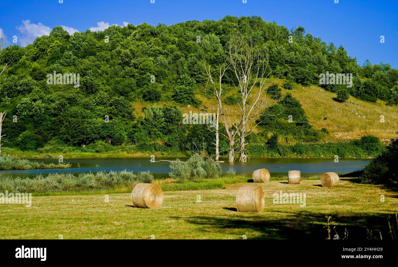 Lac Canterno, Fiuggi, Frosinone, Latium, Italie Banque D'Images