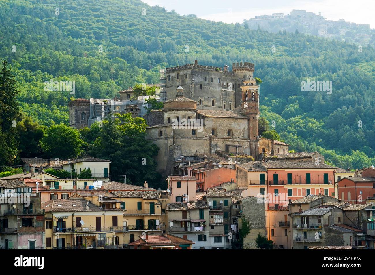 Arsoli, Castello Massimo, Rome, Italie Banque D'Images